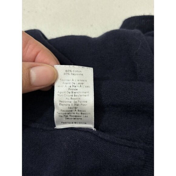 Talbots Knit Sweater Sleeveless Blouse Beaded Neck Line Size Woman 1X - Picture 9 of 11